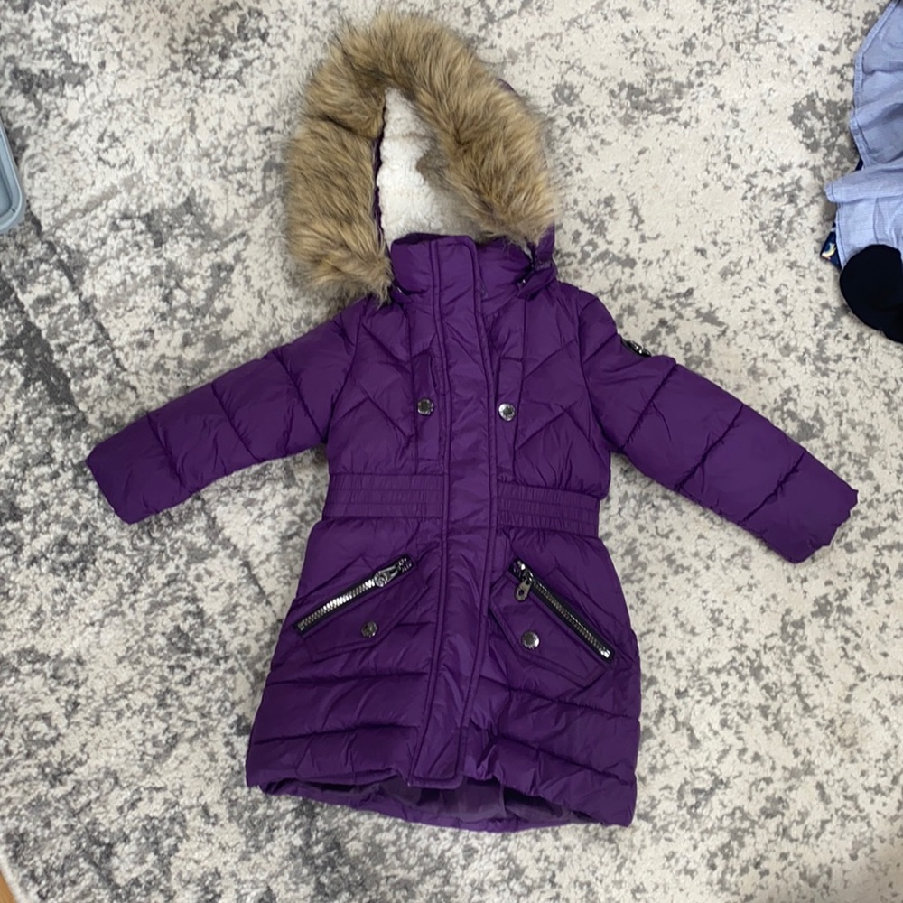 Catherine malandrino purple winter coat size 2T